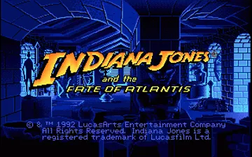 Indiana Jones and the Fate of Atlantis - The Graphic Adventure_Disk1 screen shot title